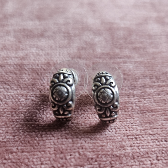 Brighton Silver Toned Earrings - Picture 1 of 2